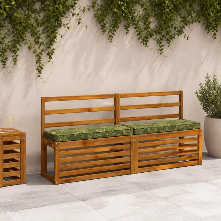 Cuscino per Panchina vidaXL VUGHT Verde in Poliestere con Rivestimento Lavabile e Resistente ai Raggi UV