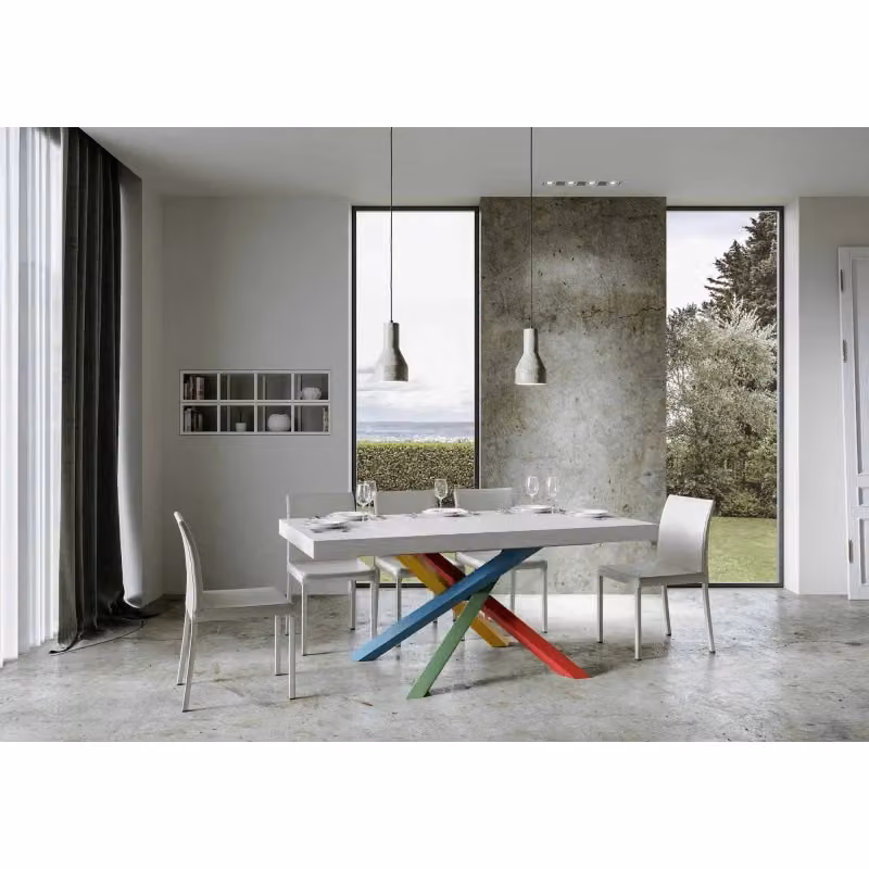 Tavolo allungabile Volantis Premium Itamoby Bianco Frassino L: 180-284 cm, P: 90 cm, H: 77 cm – 2