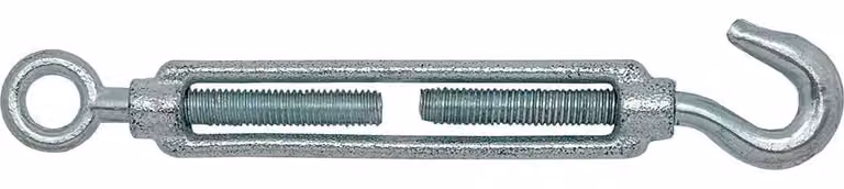 Tenditore ad anello con gancio DIN-1480 Tns01, zincato, M10
