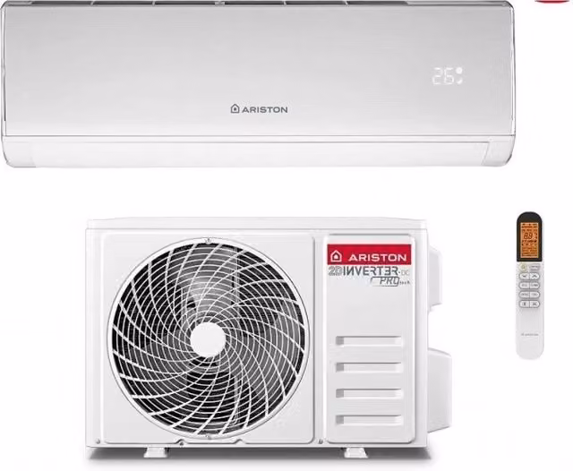 ARISTON KIOS BS R32 25 KIT CLIMATIZZATORE MONOSPLIT 9000 BTU INVERTER WIFI CLASSE A++/A+