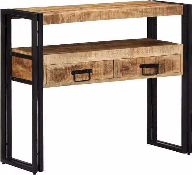 Tavolo consolle Marrone 90 x 33 x 75 cm Legno di mango massello 4102742