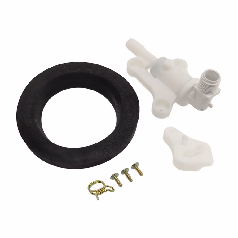 Kit valvole acqua wc camper, kit valvole acqua wc camper, kit sostituzione valvola acqua wc camper, guarnizione wc camper, kit valvola montaggio acqua wc camper, parti valvola wc camper