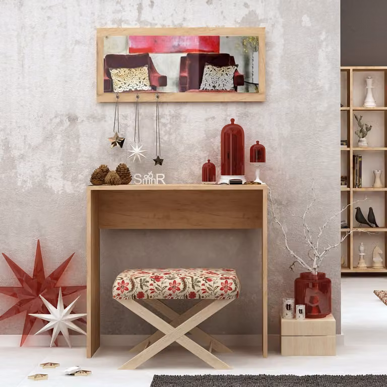 Skye Decor, Cosenza, credenza, rovere, 100% pannelli truciolari rivestiti in melamina, 80 x 30 x 82 cm