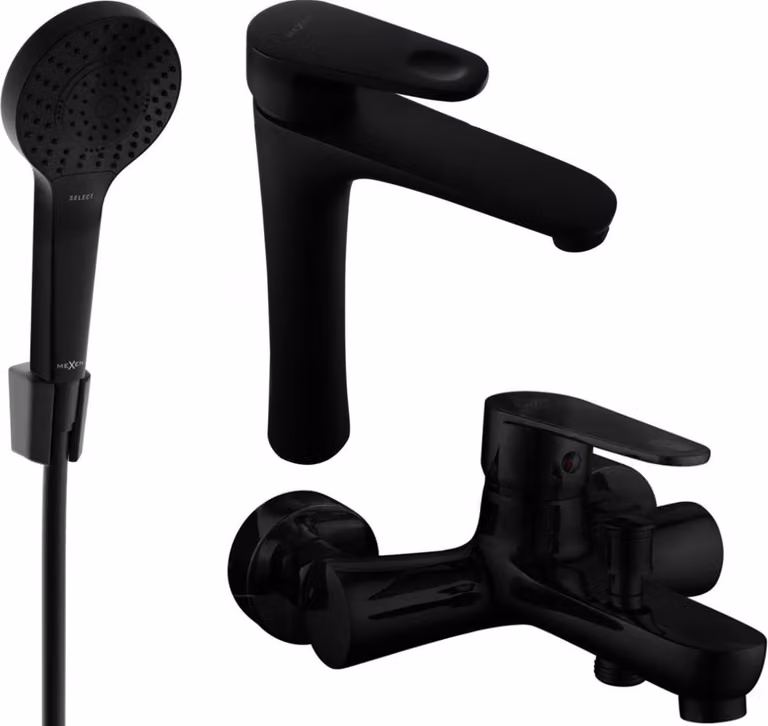 Mexen Kama R05 set da bagno, nero - 72513R05-70