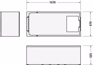 DURAVIT 792439000000000 Supporto vasca per #700487 Duravit 792439000000000 N. 1