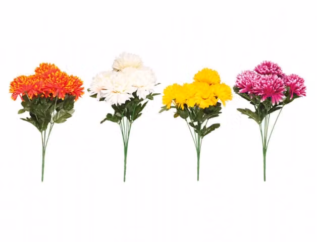 Fiore Crisantemo Autunno X7 7fiori 35cm