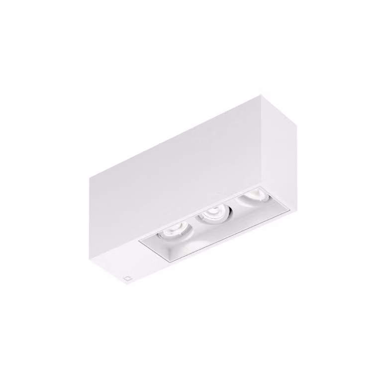 Wever & Ducré Lighting Faretto da incasso Plano petit 3.0, dimmerabile, Bianco / Opale, Corridoio, Alluminio, Moderno, Plafoniera
