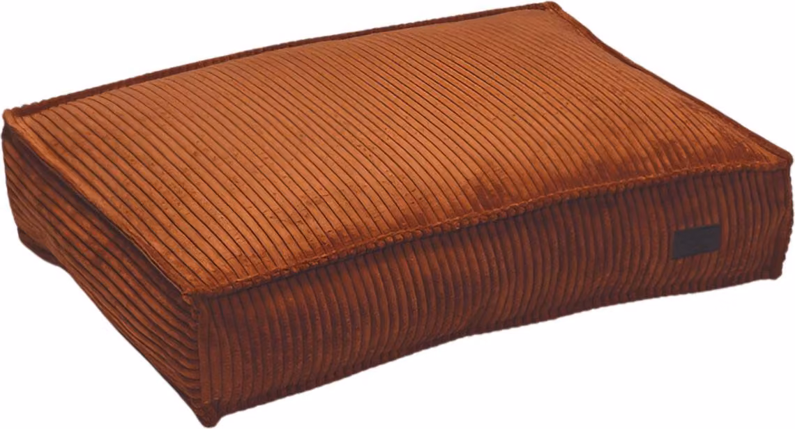 Cuscino a coste per cani, design Lotte, colore: terracotta, dimensioni: 70x55 cm