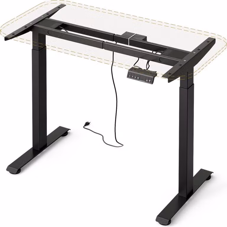 Gambe per tavolo Vicco Elevate Nero 2 motori, Model 57977
