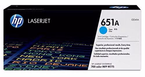 HP Cartridge No 651 HP651 HP 651 Cyan (CE341A)