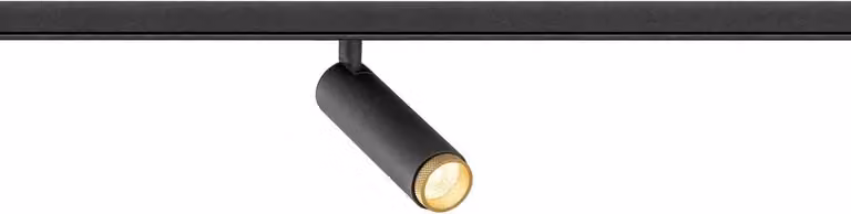 SLV GRIP! S, spot 48V, cilindrico, 3000K, 9,8W, DALI, 29°, nero / oro 1008412
