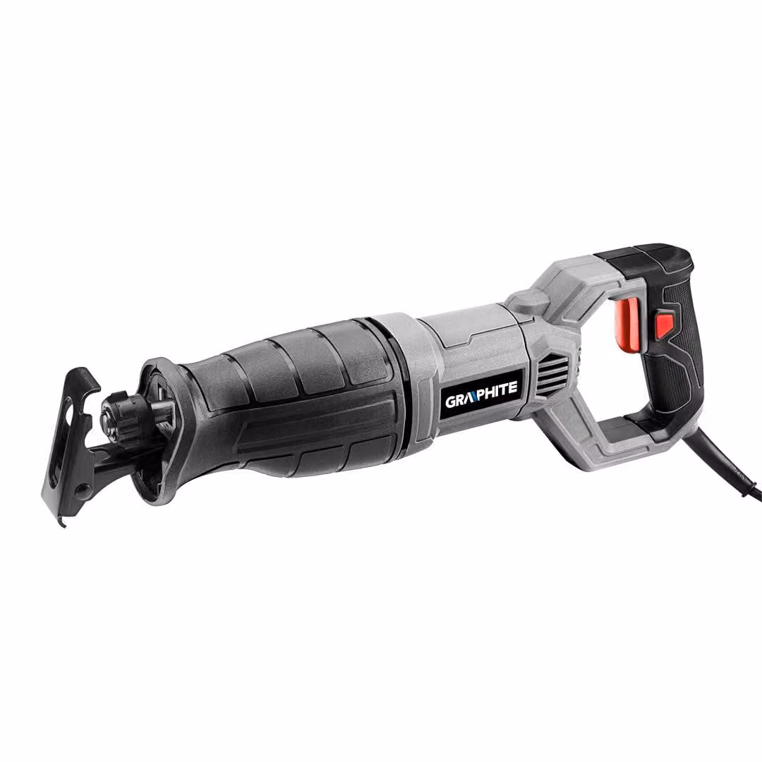 Seghetto alternativo professionale GRAPHITE 710 watt (volume di fornitura: 1x seghetto alternativo, 1x lama per legno, 1x lama per metallo)