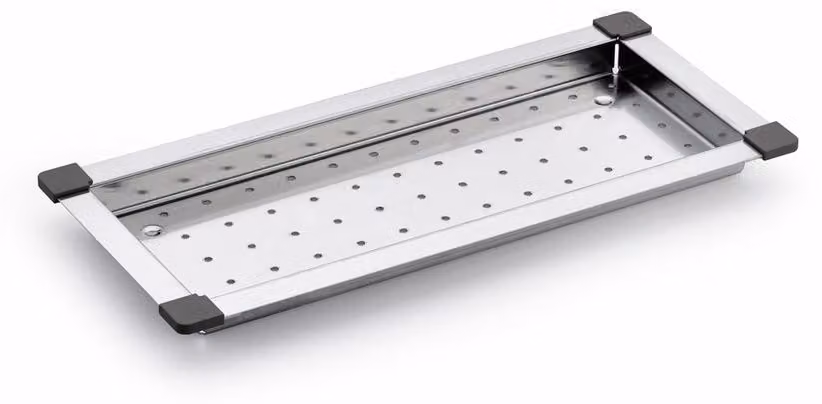 Vaschetta di scarico piccola in acciaio inox adatta per lavelli in acciaio inox CORNO PF