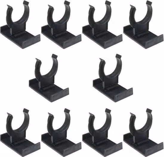 Set di ganci per binari da cucina per il fissaggio agli armadi, 10 pezzi