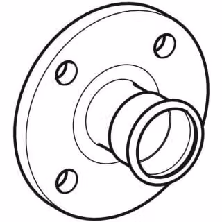 Geberit 23751 Flangia Acciaio al carbonio Mapress PN 6