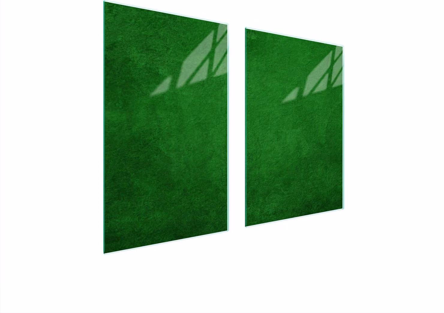 Piatto Di Protezione In Vetro Per Cucina 65X52 Verde