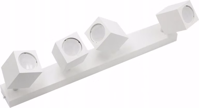 Profilo da soffitto Quantus bianco 4xGU10x40W in metallo, dimensioni: 15x50x6 cm, IP20, IdeaLED