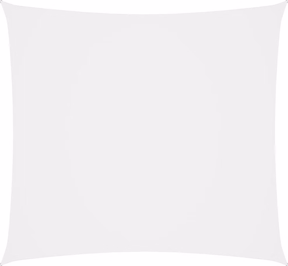 The Living Store Tenda da sole in tessuto Oxford Square 4,5x4,5 m Bianco