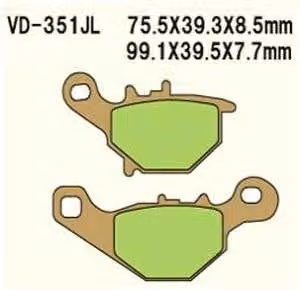 Vesrah Vd-351Jl Pastiglie Freno