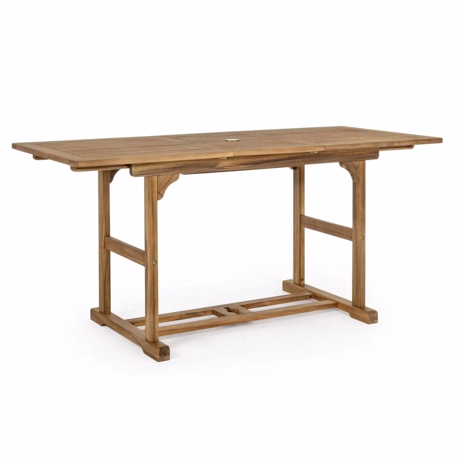 Tavolo allungabile NOEMI in legno di acacia, 120×70 cm - 160×70 cm