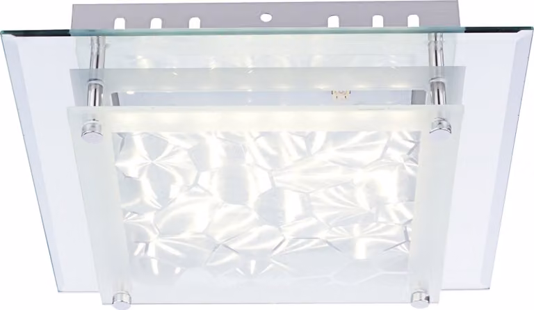 Lampada a sospensione Globo Algarve, finitura cromata, 1 LED; codice prodotto: 49303-12