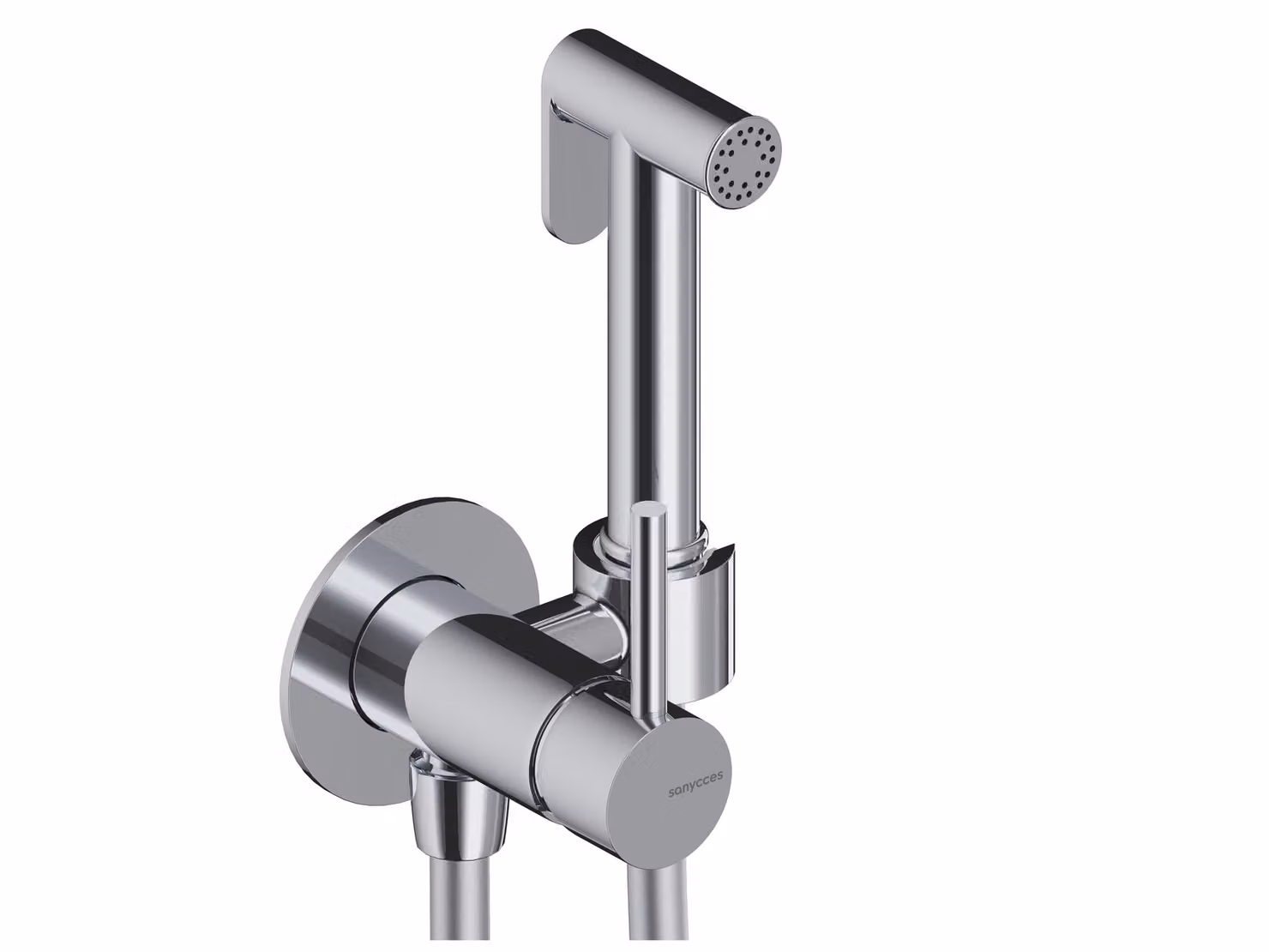SANYCCES LOOP set doccia bidet con miscelatore, cromo