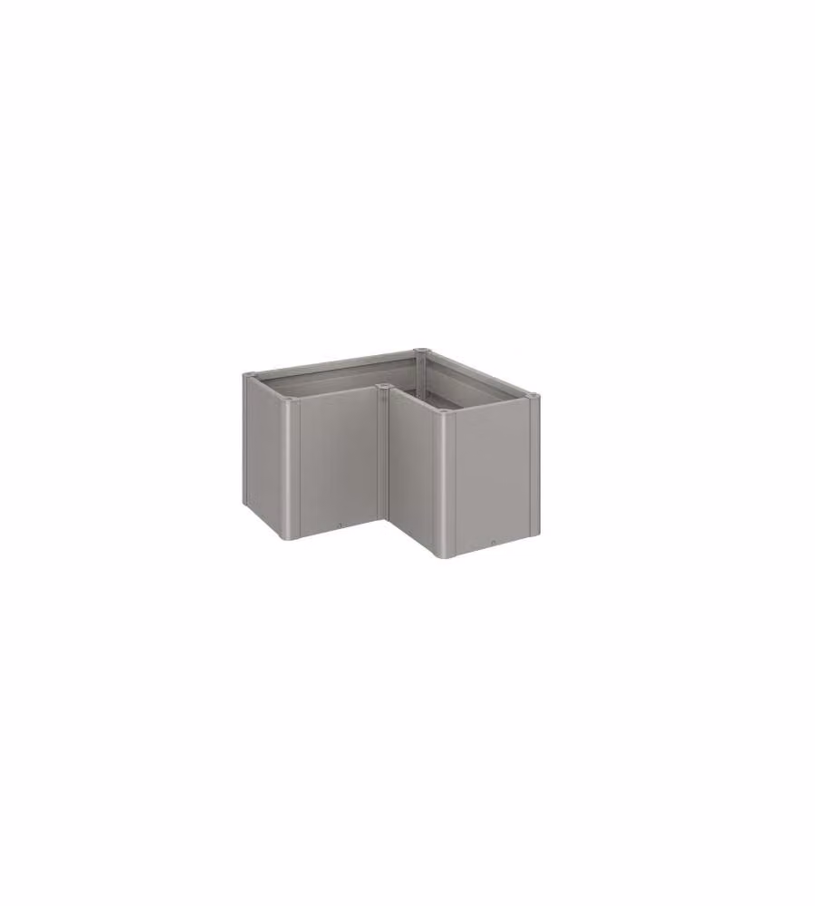 Fioriera Belvedere MIDI Gr. L100 grigio quarzo metallizzato