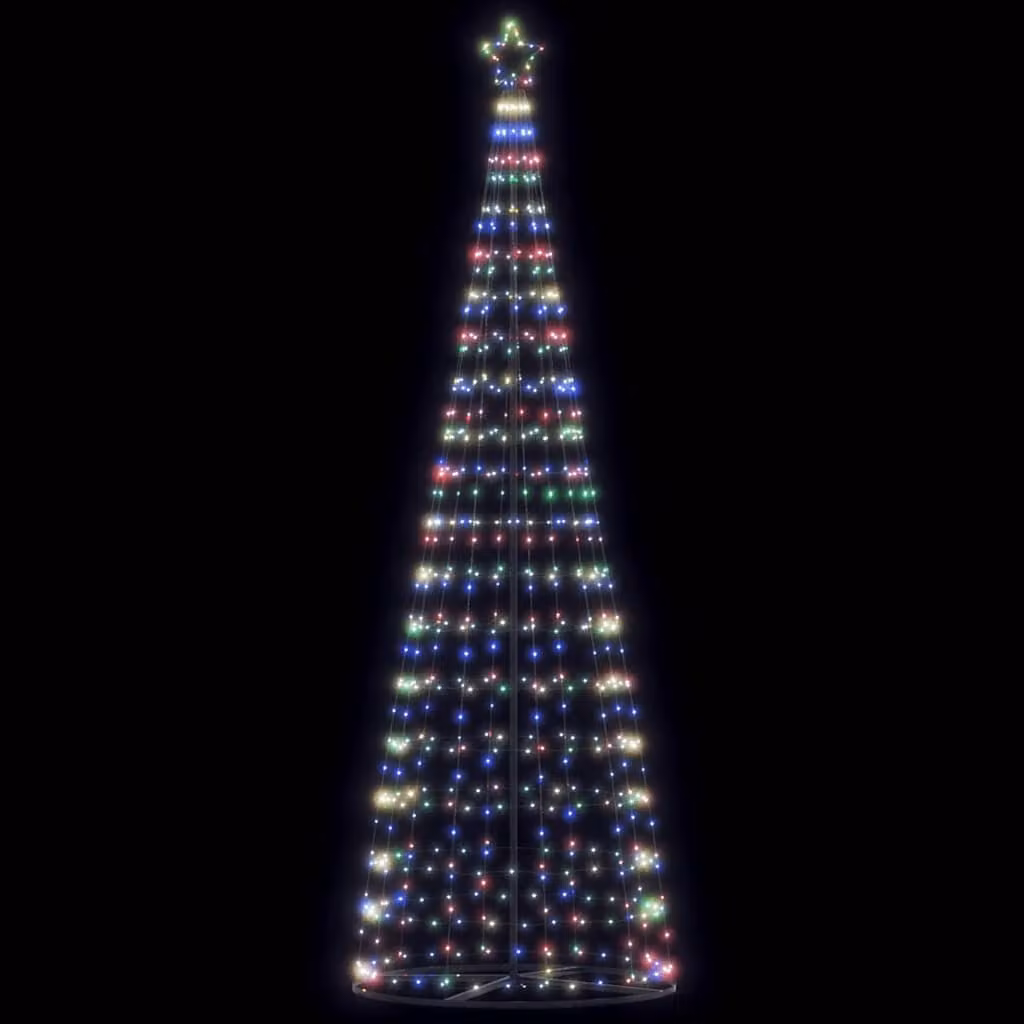 vidaXL Albero di Natale a LED 550 LED Colorato 300 cm