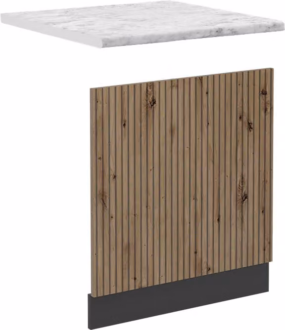 Pannello frontale Vicco R-Line Rovere artigianale 60 cm , PL Marmo, Model 49247