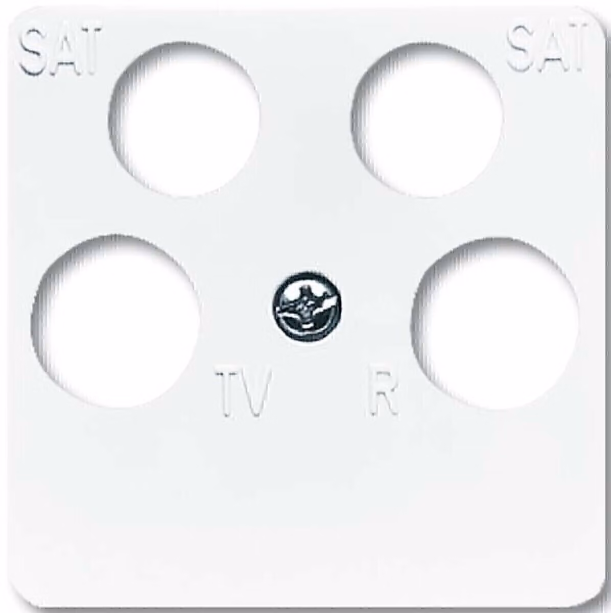 Busch-Jaeger Piastra centrale antenna aws, 4 vie 1743/10-04-214