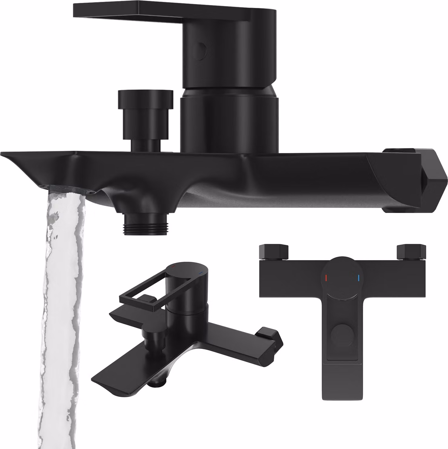Granitan - Rubinetto per doccia - Sistema doccia - Cartuccia in Vetroceramica - Ottone - Nero - Rubinetti per bagno - ARMA
