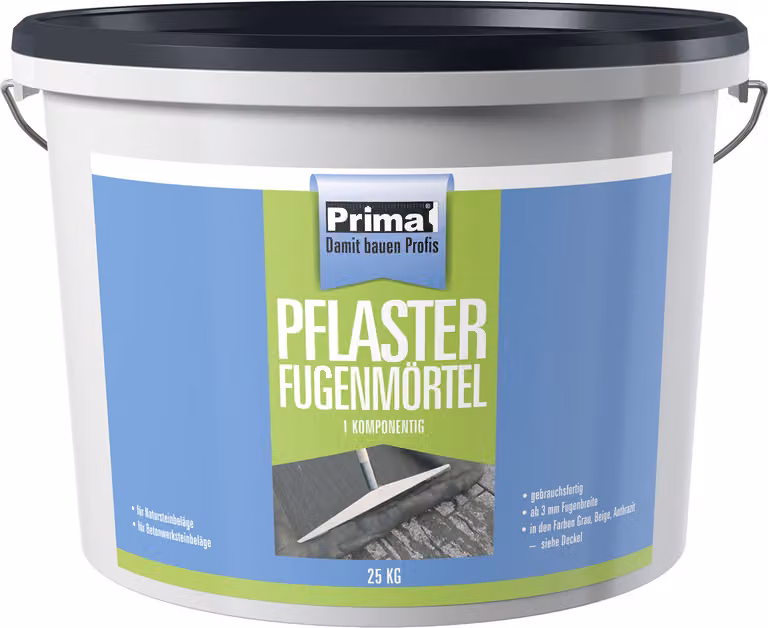 Prima Pflasterfugenmörtel 25kg Eimer 1K anthrazit