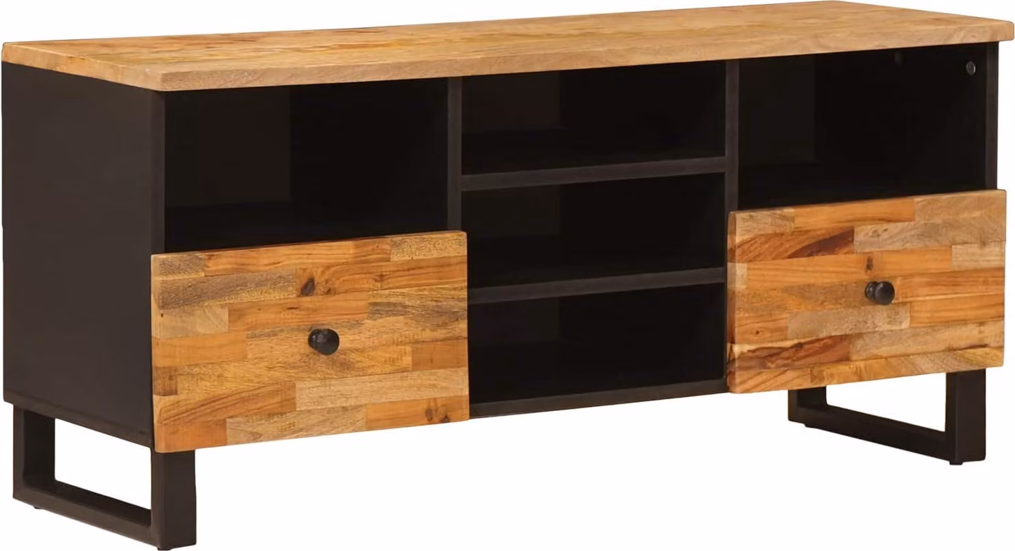 Mobile TV con cassetto  Marrone 100 x 33 x 46 cm