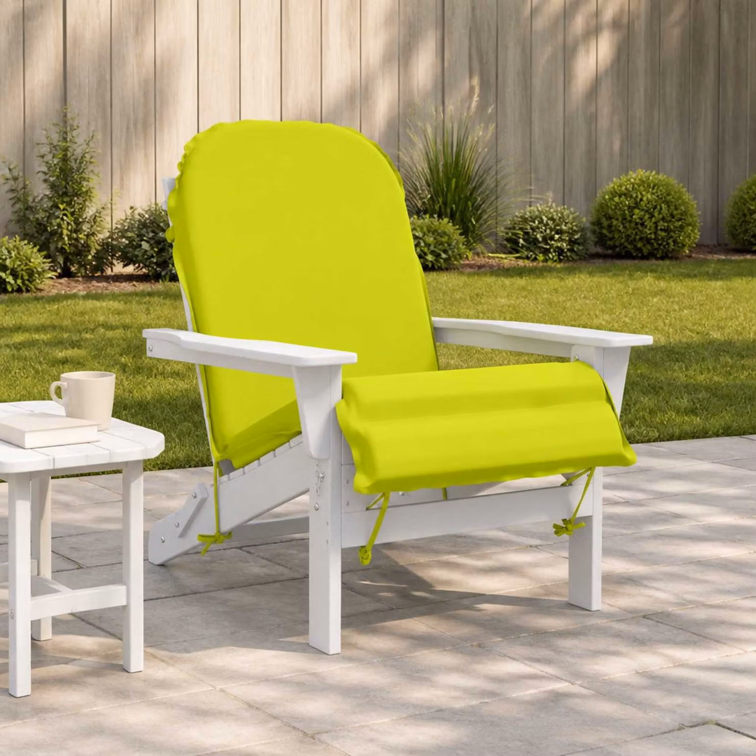vidaXL Cuscino per Lounger Sole GEMERT Verde, 100% Poliestere, L 135 x P 55 x H 6 cm