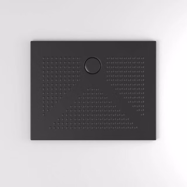 Piatto doccia ceramica 70x90 nero opaco