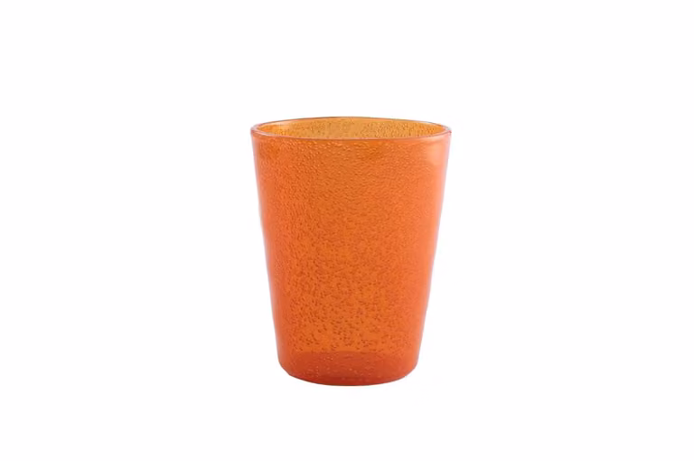 Bicchiere acqua Memento Synth metacrilato, Arancione, 6 pezzi