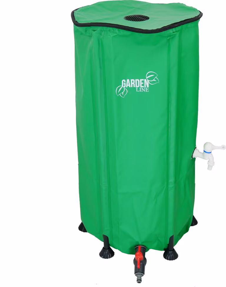 Garden Line Serbatoio pieghevole da 100 litri per l'acqua piovana