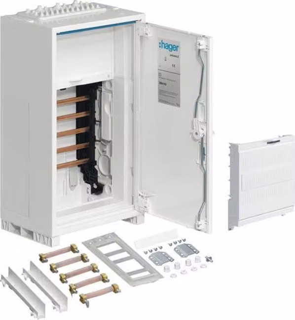 HAGER ZB011C Armadio di collegamento laterale f