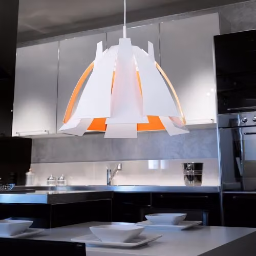 EGLO TRESSI, 1 lampadina, E27, IP20, Arancione, Bianco
