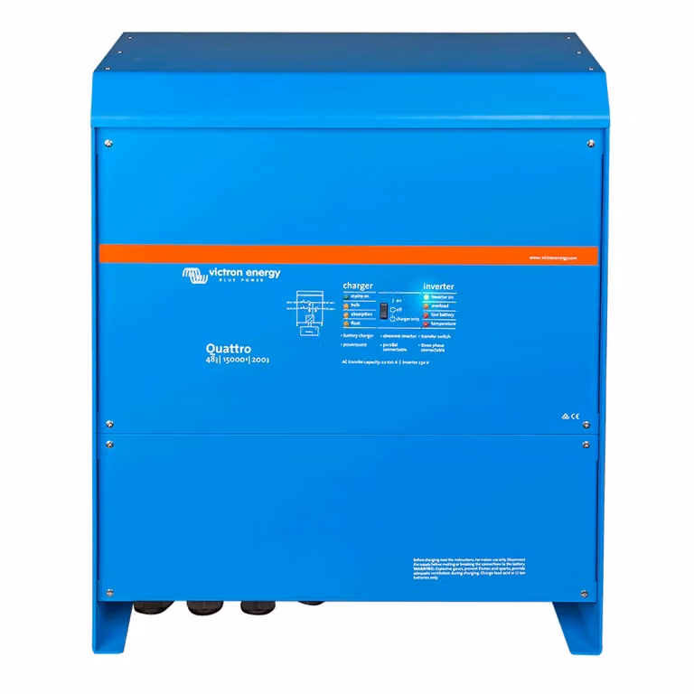 Victron Quattro 48/15000/200-100/100 Inverter e regolatore di carica 230 V VE.Bus
