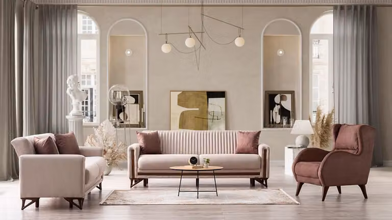 Bequeme Sofagarnitur 3+3+1 Sitzer – Stilvolles Design für maximalen Komfort