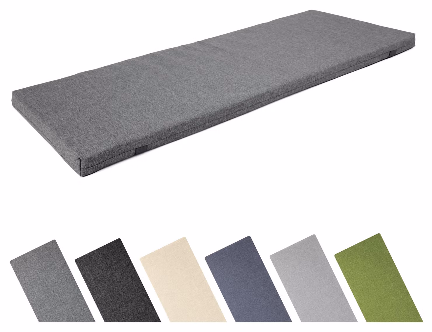 Elzusha - Cuscino per panchina 100x40 cm - Impermeabile e resistente ai raggi UV. Cuscino per panchine da giardino e altalene