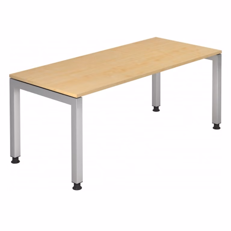 HAMMERBACHER JS19 höhenverstellbarer Schreibtisch ahorn rechteckig