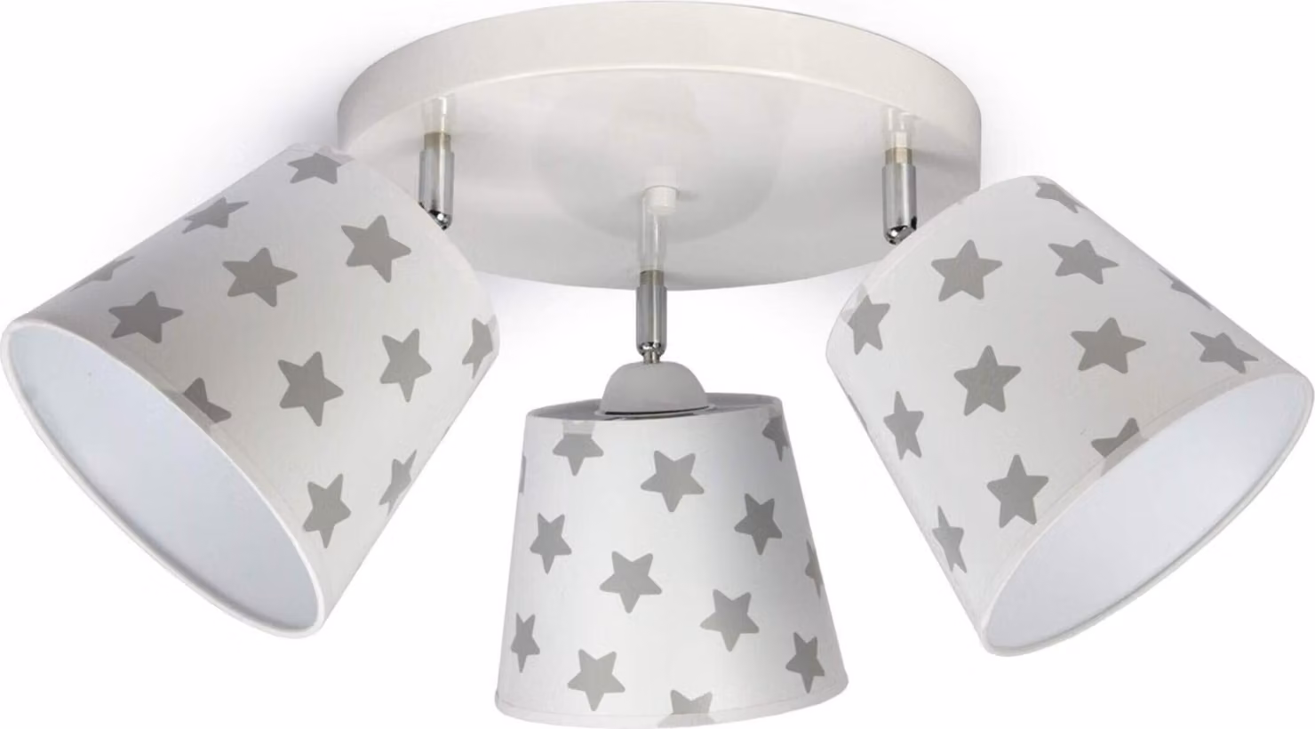 Lampada da soffitto Lampada da soffitto Lampada per bambini Lampada a stella multicolore in metallo 230V 299 300 G3 (300-G3 star, bianco)