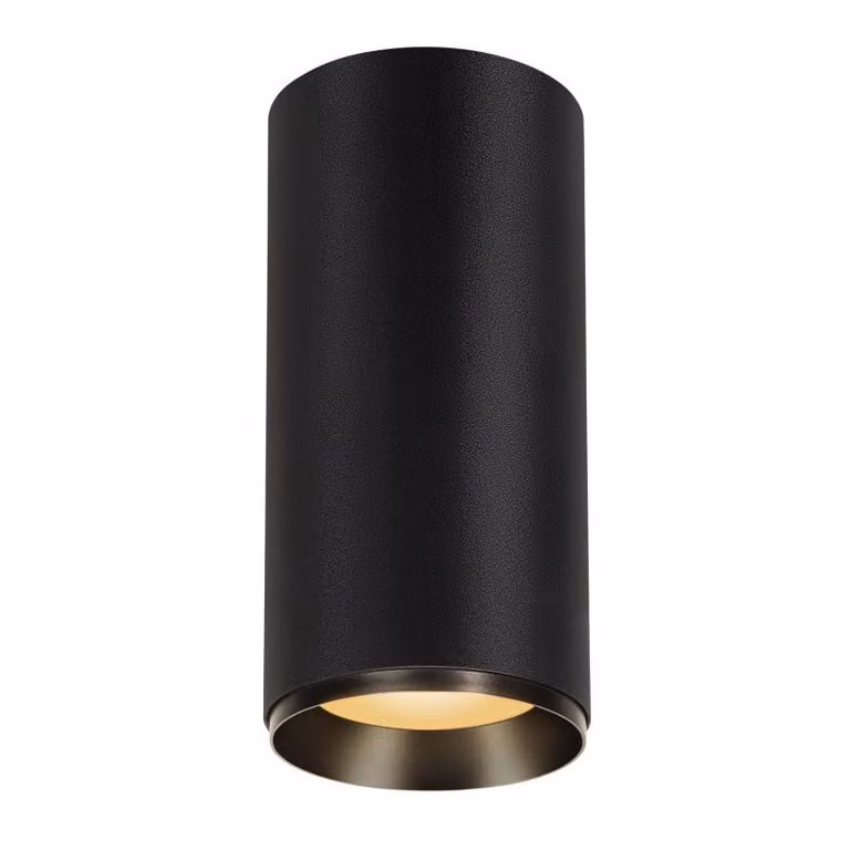 SLV Plafoniera NUMINOS XL / Faretto LED, proiettore, faretto a soffitto, plafoniera, apparecchio a superficie, illuminazione interna / 2700K 36W 2980lm nero dimmerabile 60Grad