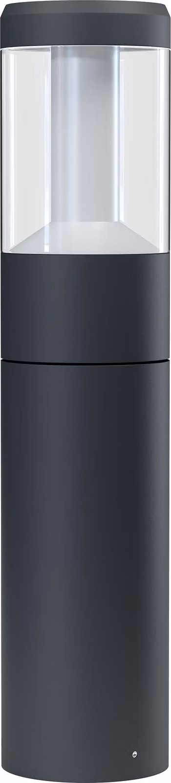 OSRAM ENDURA Style Lanterna moderna a LED per esterni da 50 cm, paletto con luce a basso abbagliamento in alluminio grigio scuro, protezione IP54, per l'illuminazione dei sentieri