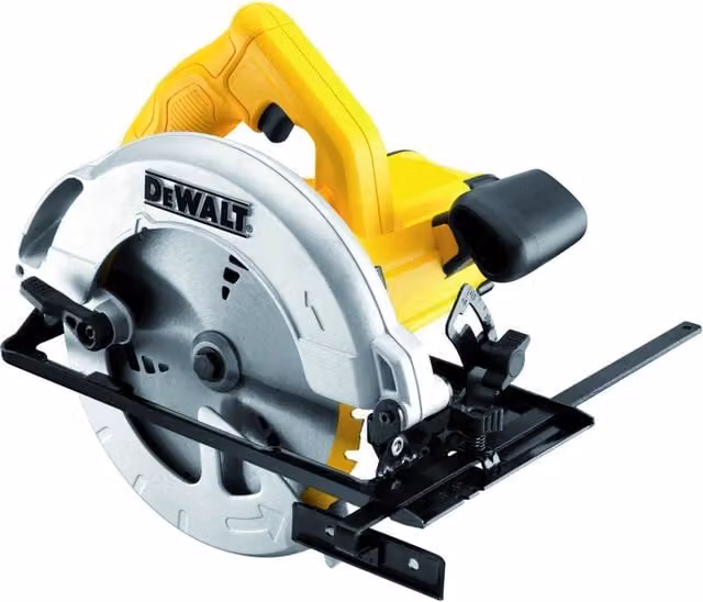 Sega Circolare DeWalt DWE560 Qs da 1350 W con Diametro 184 mm, Gialla – 1