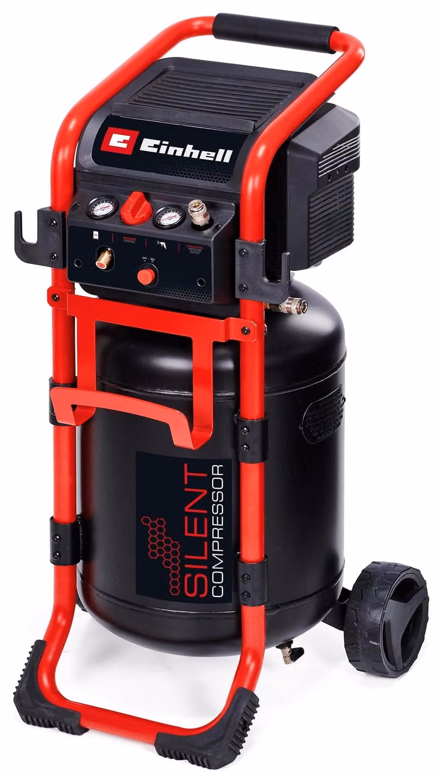 Compressore silenzioso TE-AC 270/50 Silent - 1650 W - 270 l/min - 10 bar - serbatoio da 50 l - 70 dB