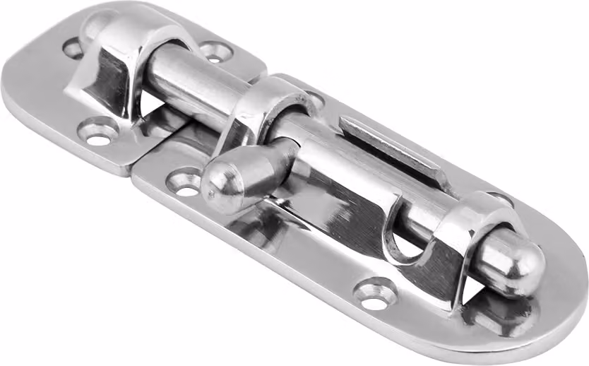 Chiusura per porta – Sbloccaggio scorrevole in acciaio inossidabile da 110 mm, ideale per porte e oblò di imbarcazioni, accessori nautici