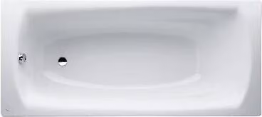 Laufen Palladium - Vasca da incasso in acciaio 1700x750 mm, bianco H2251100000401
